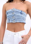 6817 KOT CROP-MAVİ resmi
